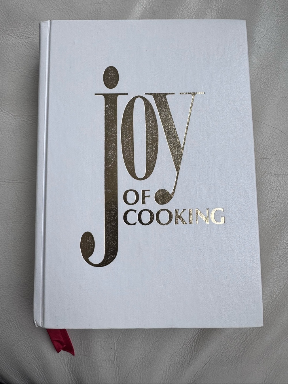 Vintage Hardcover cookbook titled 'Joy of Cooking' 1988 classic cookbook